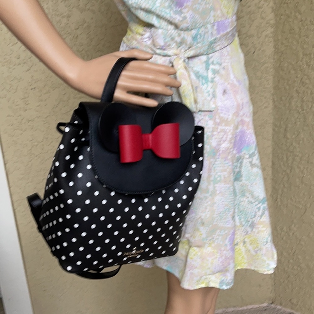 disney x kate spade new york minnie mouse backpack - Picture 6 of 16